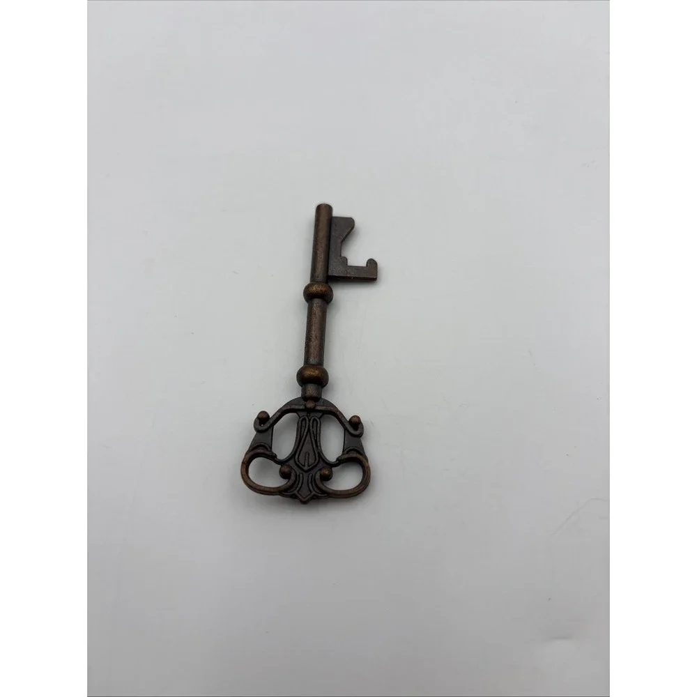 Skeleton Key Plated Brass Bottle Opener Vintage Steampunk Antique Bronze Finish
